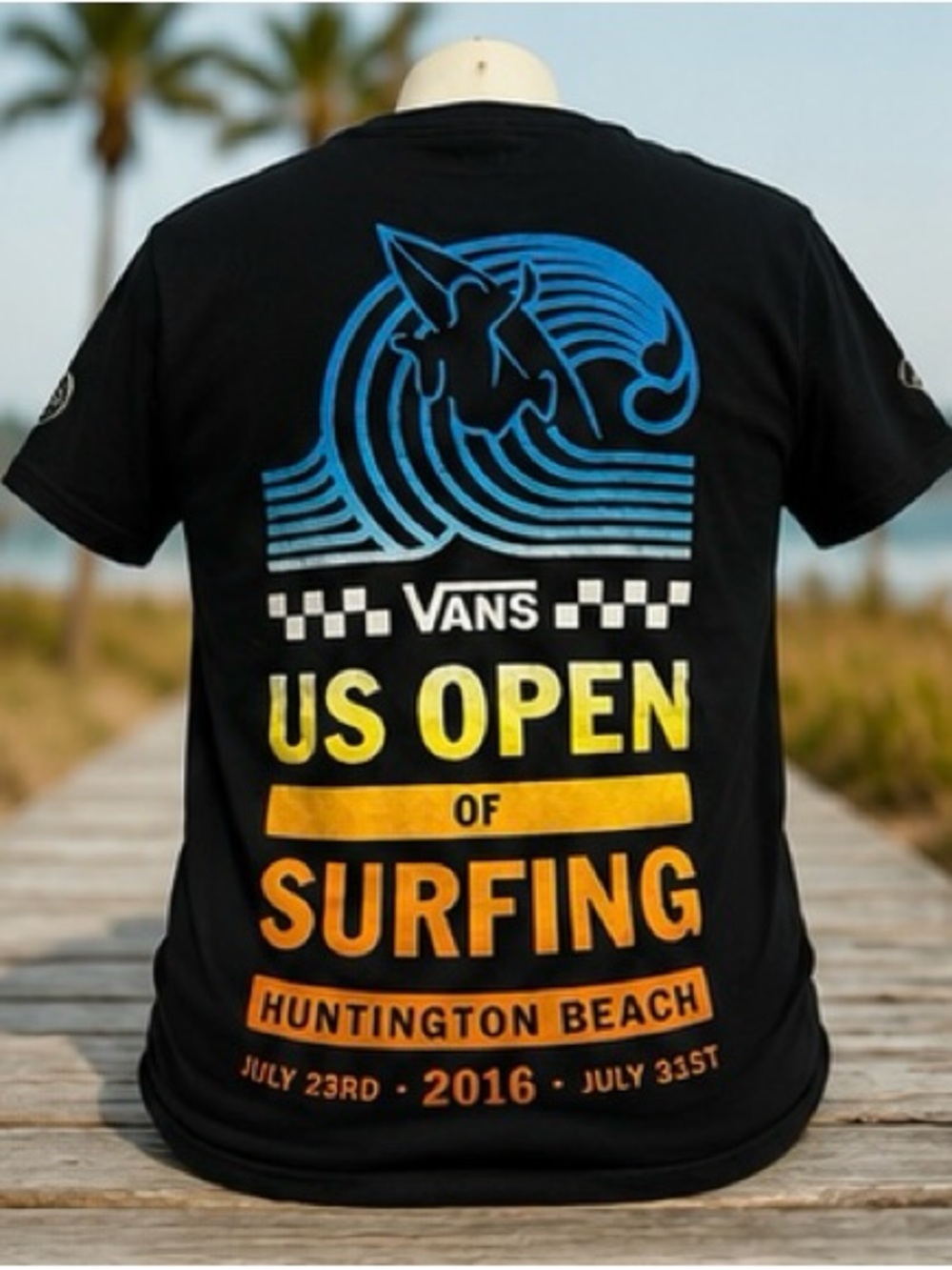 Vans 2016 US Open of Surfing Huntington Beach Graphic Tee
Women's Small Black